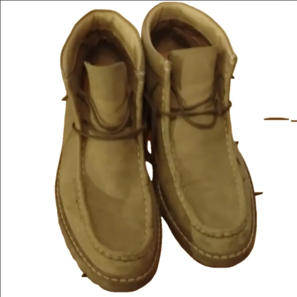 Sonoma Men's Tan Ankle Boots. Size 9 1/2 .Perfect For Work!